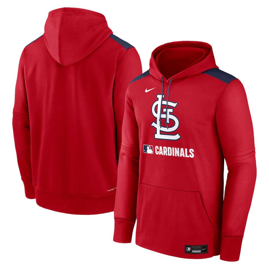 Men 2025 MLB St.Louis Cardinals Red Nike hoodie style 1